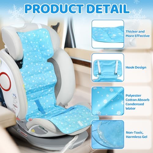 Orzbow car seat cooling pad inside insulated storage bag
