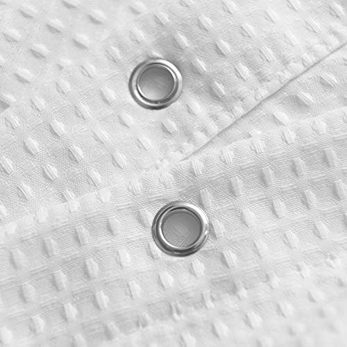 Barossa Design water repellent shower curtain showing water beading off