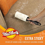 Extra sticky adhesive sheets showing diagonal cut for easy peeling.