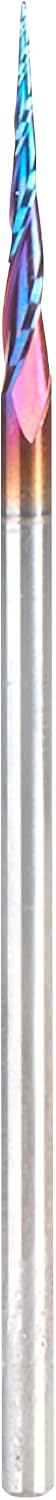 Amana Tool Carbide Up Cut Spiral CNC Router Bits for 2D/3D Carving, 46294-K, 0.10 Deg Straight Angle Ball Tip 1/4 D x 1/8 R x 1-1/2 x 1/4 Sh 2 Flute - Image 13
