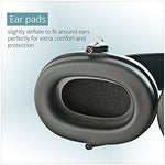 Close up of soft padded ear cups on My Happy Tot headphones