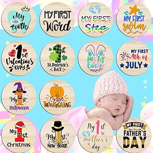 Roranic milestone cards in organza bag perfect for baby shower gift