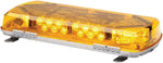 Whelen emergency lightbar angled profile displaying aluminum base