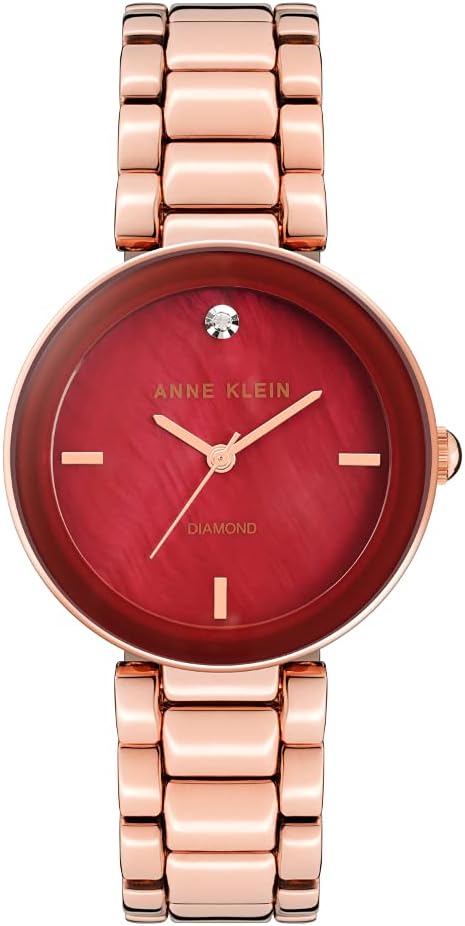 Anne Klein Women's Genuine Diamond Dial Bracelet Watch - Image 13