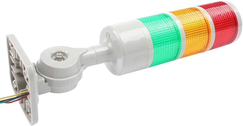 LUBAN 3-layer warning column lamp lit up
