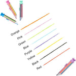 SEIWEI push style colored pencil mechanism closeup