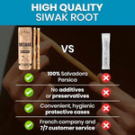 Orinko organic dental sticks for plaque removal and gum health.
