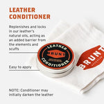 Close up view of authentic USA imported leather boot conditioning cream paste.