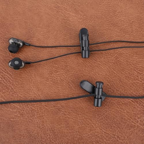 Five pack of headset wire organizer hooks for cable management
