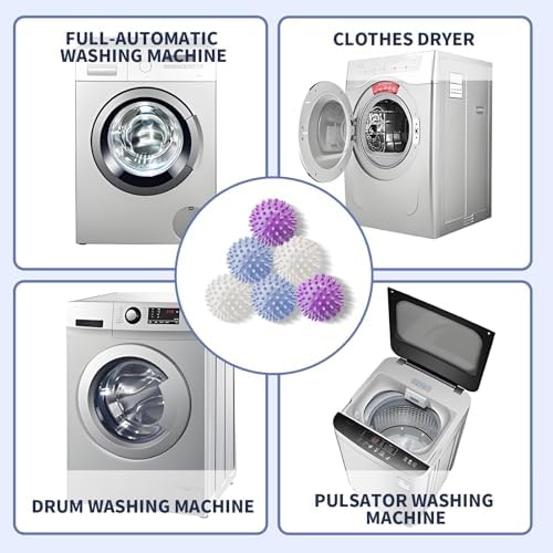 Weglok pet hair remover laundry essentials being placed into a washing machine drum