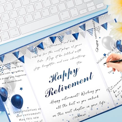 Roetyce officially retired badge decoration on guest book