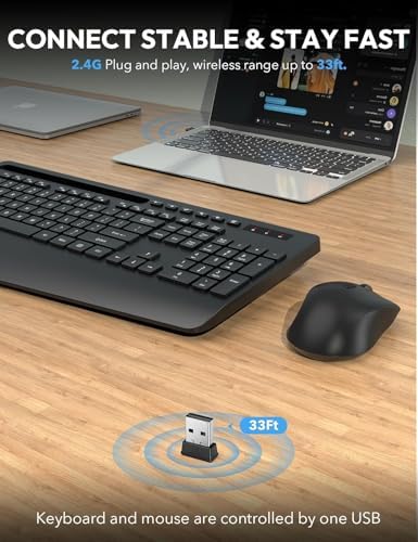 SABLUTE six button wireless silent mouse with adjustable dots per inch settings for precise tracking control