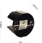 RACO 7120-1 fixture box with included mounting hardware and instructions