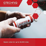 Side angle view of Gtechniq G1 Smart Glass liquid coating for vehicle windscreens.