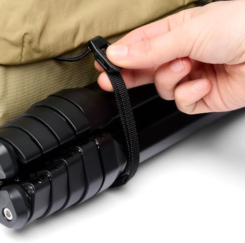 Bellroy Venture Camera Sling 10 Litre Safari close up on water resistant nylon fabric