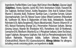 Close up of Vitabiotics Feroglobin Liquid Plus liquid iron supplement with premium botanicals