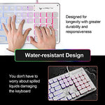 Langtu L1 gaming keyboard side profile showing ergonomic design