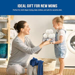 Extra large organic wool laundry balls for reducing clothing wrinkles