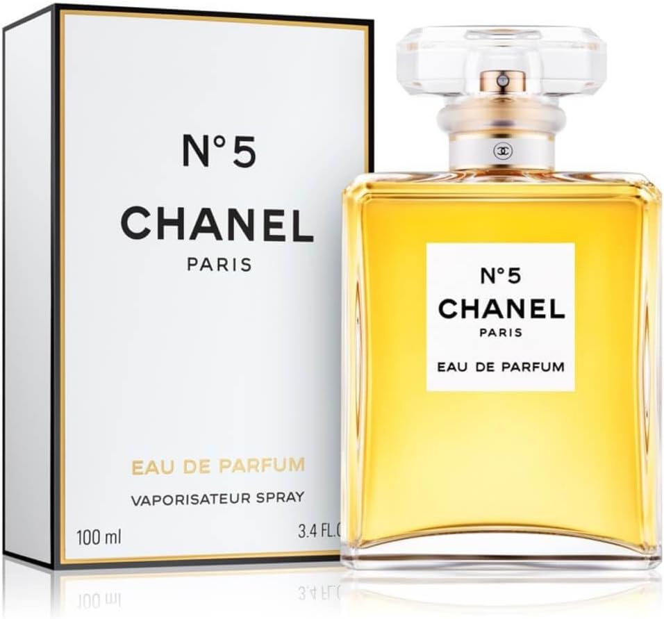 No. 5 by Chanel for Women, Eau De Parfum Spray, 3.4 Ounce - Image 1