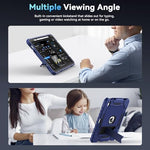 Grifobes heavy duty shockproof case demonstrating vertical viewing angle with built-in stand