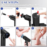 Handheld high torque foot sander for professional home pedicure