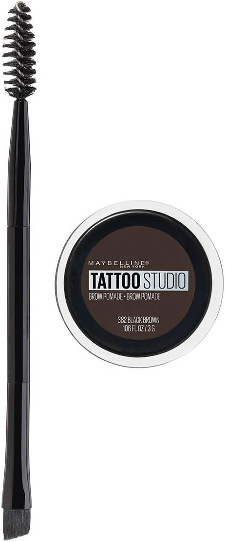 Maybelline TattooStudio Brow Pomade Long Lasting, Buildable, Eyebrow Makeup, Medium Brown, 1 Count - Image 14