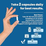 Nature Echo Liposomal Glutathione 120 count bottle lifestyle display