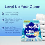 Premium imported USA laundry detergent pods dissolving in water