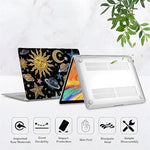 Premium imported graphic hard cover protecting laptop from daily scratches and minor drops