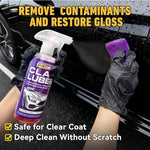 XPERTCHEMY automotive detailing clay kit including 10 pack lubricant tablets and microfiber towel
