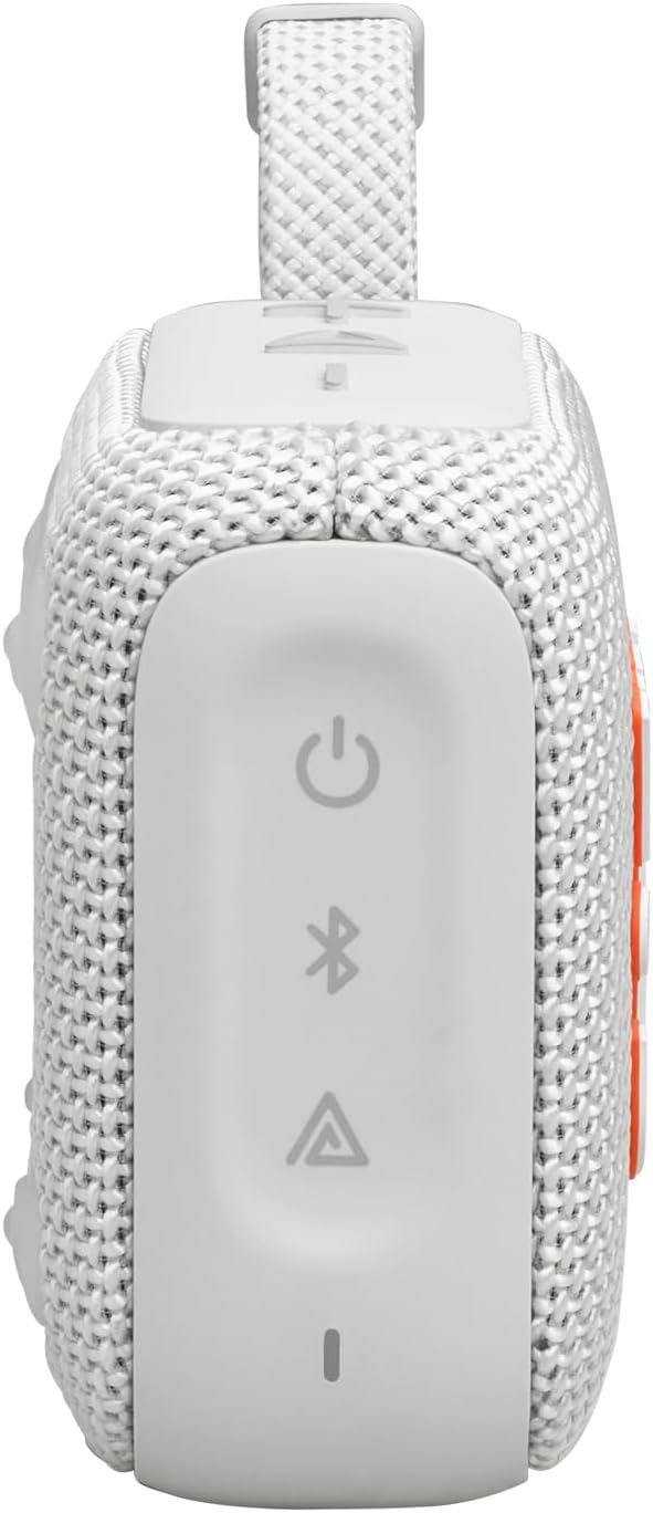 JBL Go 4 - Ultra-Portable, Waterproof and Dustproof Bluetooth Speaker, Big JBL Pro Sound with Punchy bass, 7-Hour Built-in Battery, Made in Part with Recycled Materials (White) - Image 6