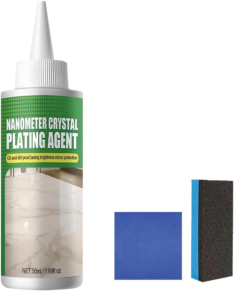 Nano Crystal Coating Agent For Tile & Furniture, 2026 New Granite Countertop Cleaner and Sealer with Protection, Quartz Marble Stone Polish Cleaner for Permanent Hold & Shine Effect Fast Drying (1Pcs) - Image 1