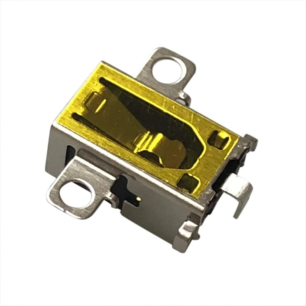 GinTai DC Power Jack Charging Port front view showing internal connection pins and outer housing structure