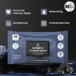 Skin Elements intimate wipes 40 count pack for pre and post intimacy