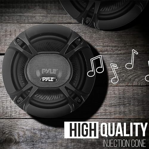 Pyle universal OEM replacement car speakers packaging box and authentic pro audio branding