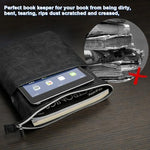 Homakover waterproof book sleeve holding a hardcover book