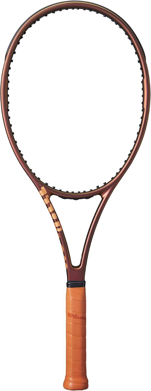 Wilson Pro Staff 97UL V14 tennis racket front view showing copper-brown finish