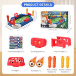 SOGLIM indoor sports mini football set multi colored design top down view