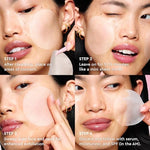 Glow Recipe PDRN plus repair and soothe toner pads container for barrier protection.