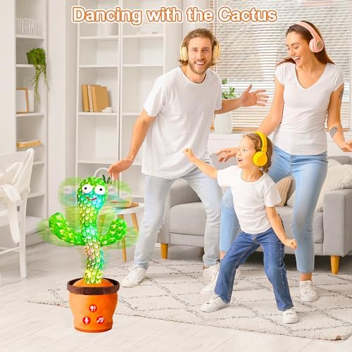 Educational baby gift set featuring the FXI dancing talking cactus
