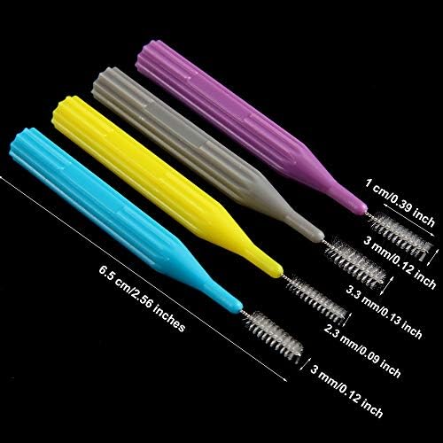 Patelai interdental brushes showing assorted color-coded sizes