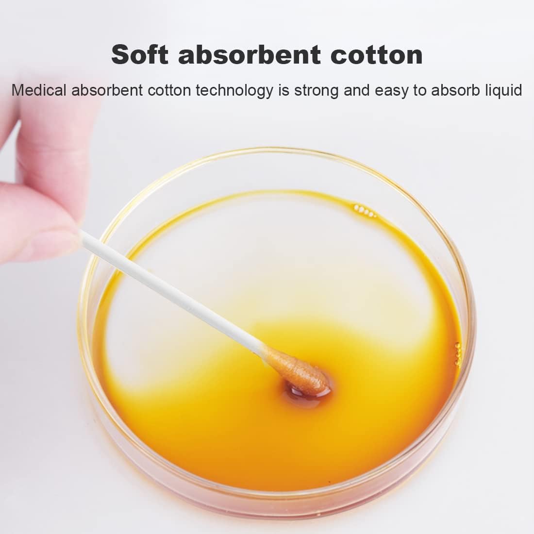 Le Miju pointed and round tip cotton buds close up