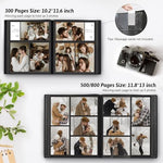 Popotop baby memory album showing archival safe dust resistant plastic pockets
