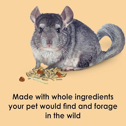 USA imported small animal food featuring rose hip and sweet potato.