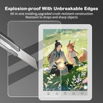 Stylus writing on Bigme B6 with paper-like screen protector