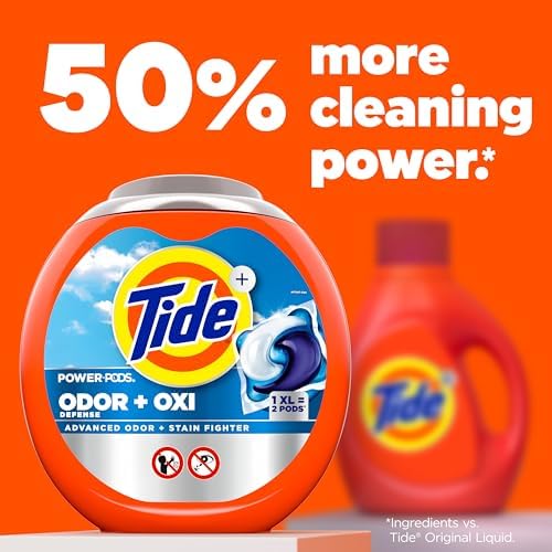 Tide USA imported laundry detergent pods for heavy duty cleaning