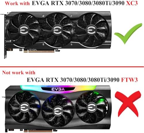 inRobert replacement GPU fan back sticker showing DC 12V 0.55A power ratings