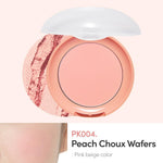 Etude long lasting sebum control powder blusher with plush puff