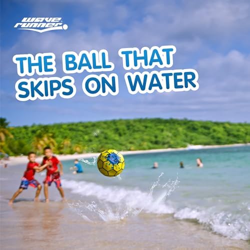 Wave Runner Galaxy Bounce Ball â€“ Water Skipping & Bouncing Ball for Pool, Beach & Lake | Soft Foam Skip Ball Toy for Kids 8+, Teens & Adults, Stocking Stuffer - Image 3