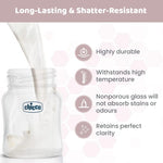 Chicco Well-Being Glass Feeding Bottle (120ml, Slow Flow) Neutral - Image 6